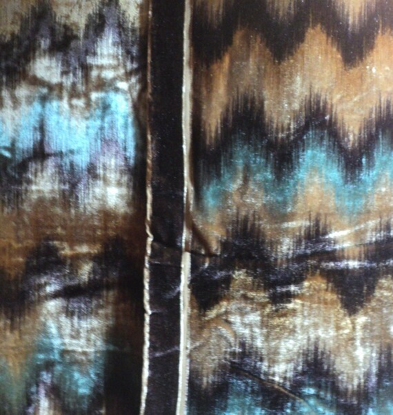 Devoré, Burn Out Silk, Velours Devoré Soie, Burnt… - image 3