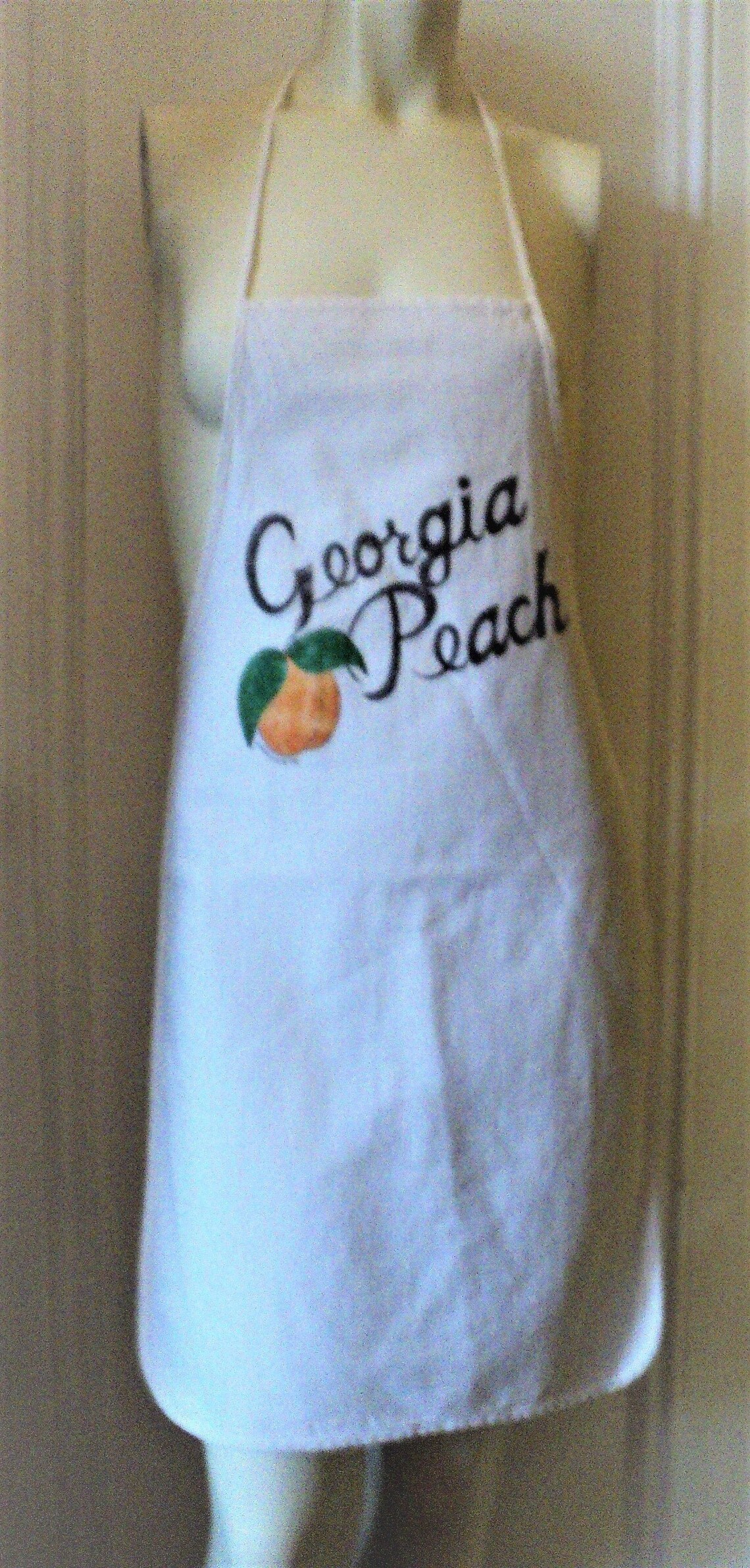 APRON, GEORGIA PEACH, From the Naked Apron Collection, 1981 Screen