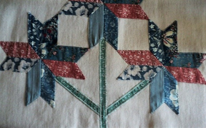 Jean Skirt Cotton PaTCHWoRK SKiRT Folk Art American Craft Movement Appalachia VINTAGE MOUNTAIN ARTISANS Artisans Workshop Handmade