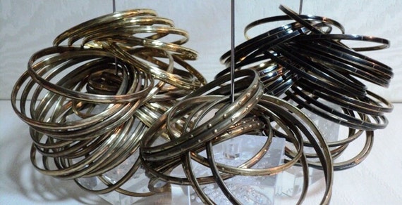 Thin Bangles,Thin Brass Bangles, Thin Horn and Br… - image 2