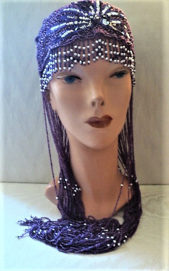 gatsby beaded hat