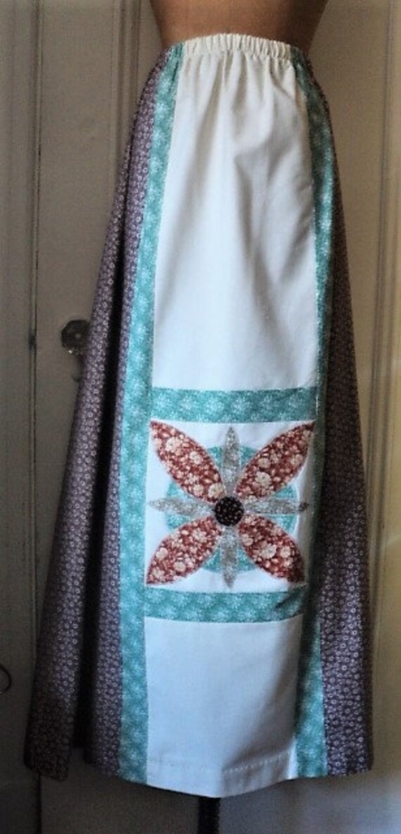 VINTAGE MOUNTAIN ARTISANS, MaXi Skirt, PaTCHWoRK S