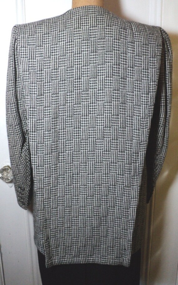 JACKET, Wool Jacket Houndstooth, Double Breasted … - image 5