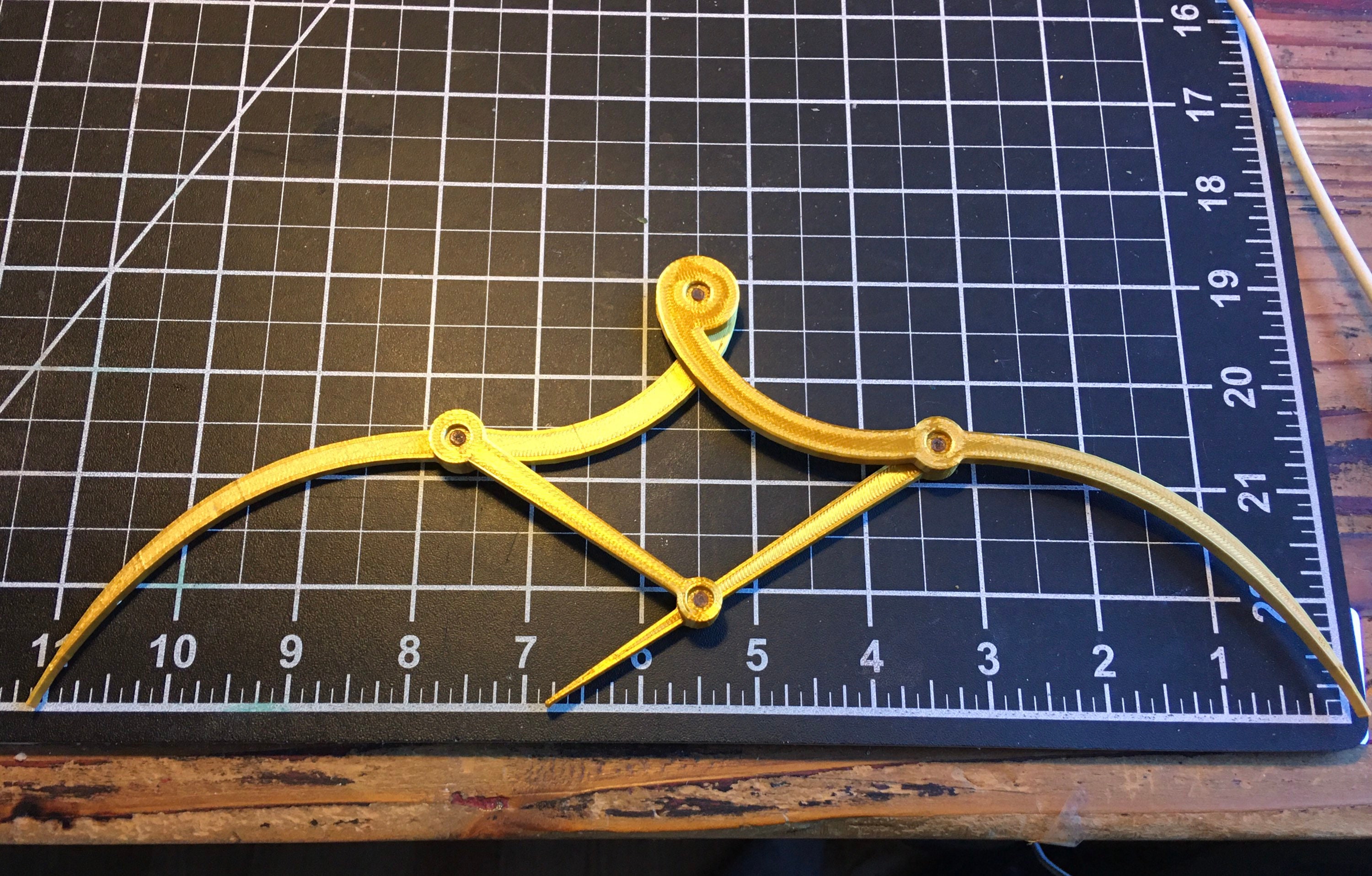 Fibonacci Caliper the Golden Mean Gauge Etsy