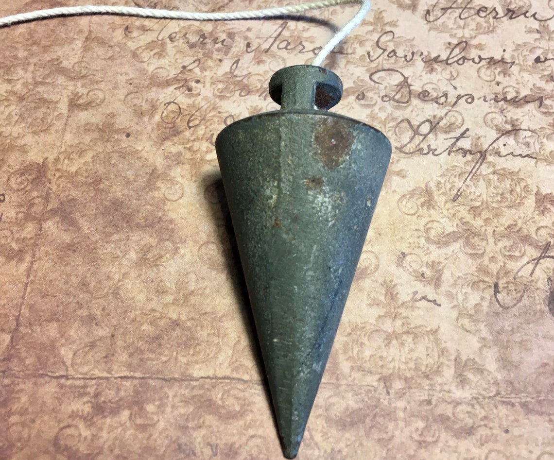 Vintage Top Style Plumb Bob Mason Antique tool Etsy