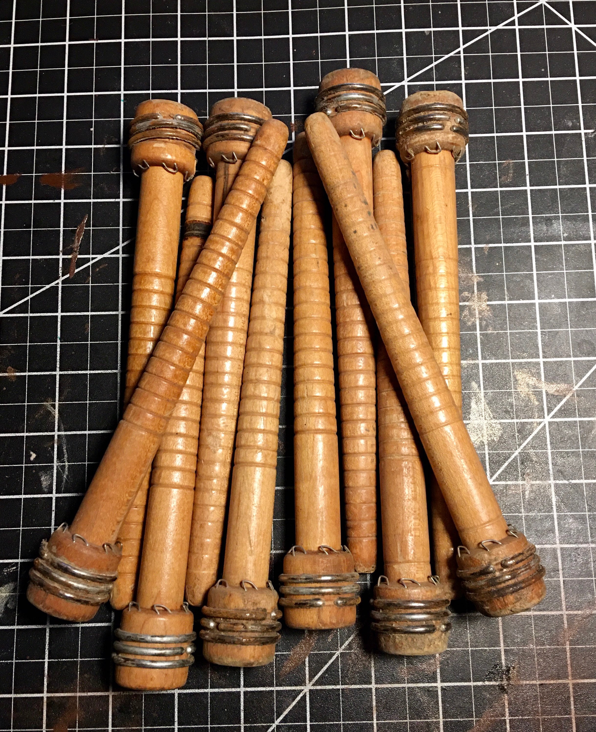 Long Bobbins, 5 Reproductions, for Singer and Many Other Vintage