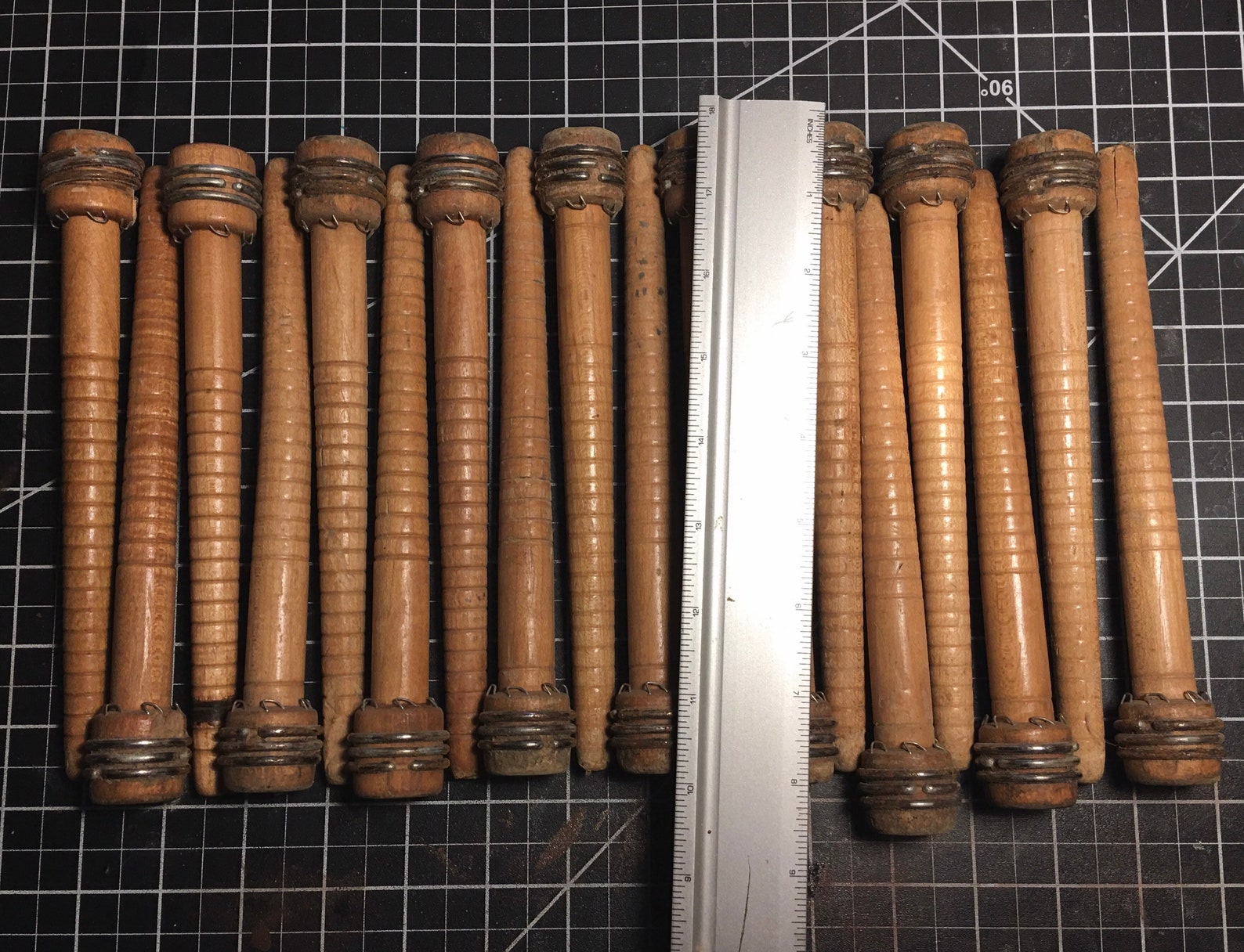 Vintage Weaving Shuttle Quill Bobbins Etsy