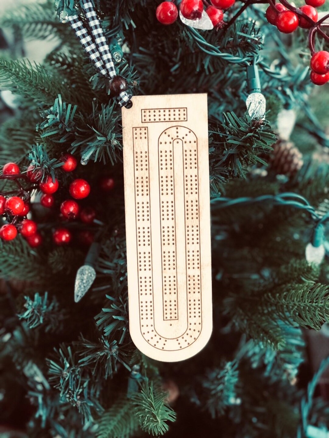 Cribbage Board Ornament/cribbage Board Gift/cribbage Board Etsy
