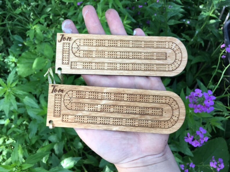 Cribbage Board Ornament/cribbage Board Gift/cribbage Board Etsy