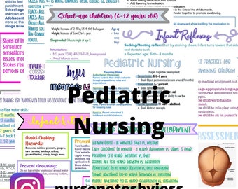 Pediatric Nurse Notes Peds Nursing school Notes