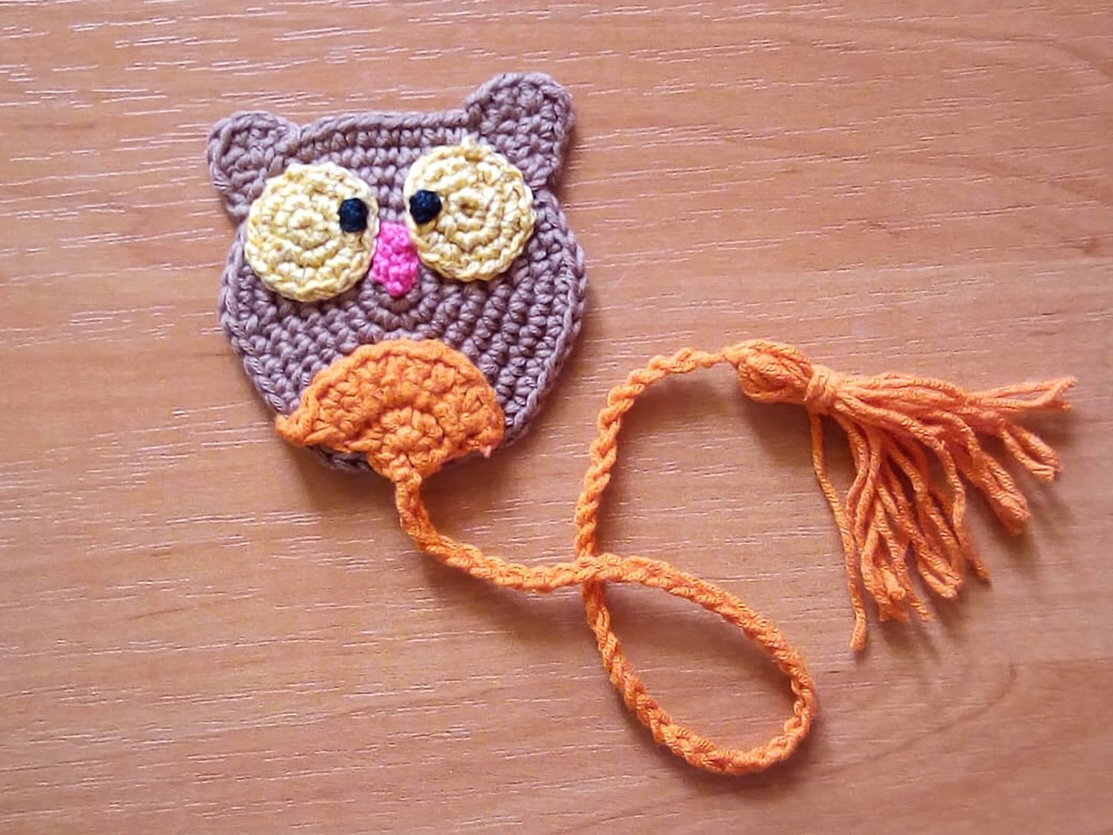 Crochet owl pattern owl bookmark pattern handmade bookmark Etsy
