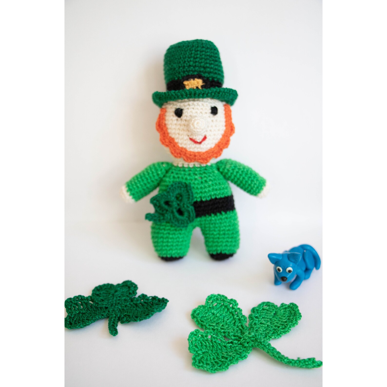 Crochet leprechaun/gnome pdf pattern on St.Patrick's Day | Etsy