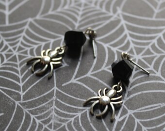 Halloween spider earrings (style 2)