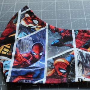 Spider-Man Panels (large) mask w/filter pocket