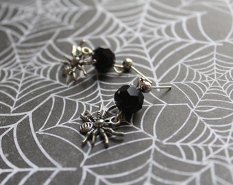 Halloween spider earrings (style 3)