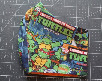 TMNT comics mask w/filter pocket