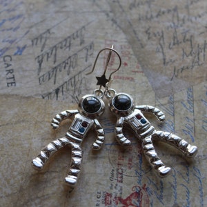 Astronaut earrings