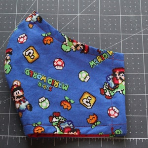 Mascarilla de Super Mario World con bolsillo para filtro