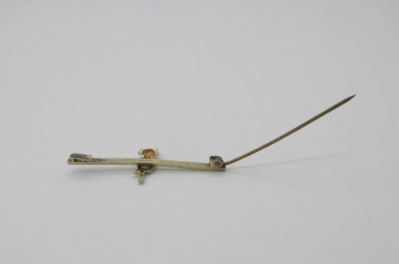 Silver DEMON Figure BAR PIN measures 2" x 1/8" a … - image 6