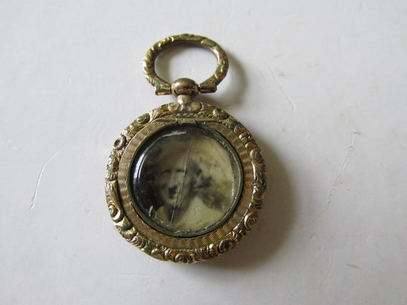 Antique IN MEMORY Of Mourning Keepsake or FOB Gol… - image 8