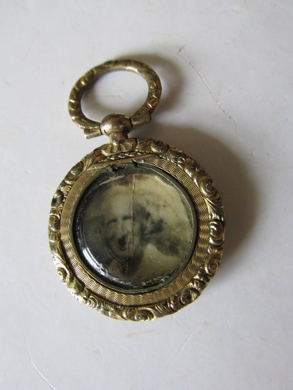 Antique IN MEMORY Of Mourning Keepsake or FOB Gol… - image 10