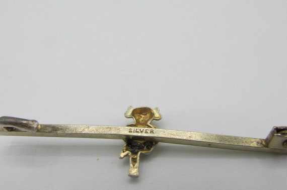 Silver DEMON Figure BAR PIN measures 2" x 1/8" a … - image 5
