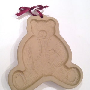 1984 Brown Bag Cookie Art Bear mold; Christmas gift for chef, grandchildren and boys and girls