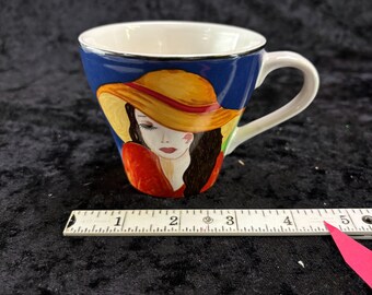 Sango "Cafe Paris" - CUP only, others sold out - Women Impressionist Shelf Art