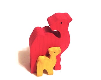 adorable wooden mom or dad and baby camel puzzle; Valentine's Mother's and Father's day gift