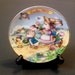 1993 Easter Parade Avon plate collectible, 5' porcelain, 22K trim 