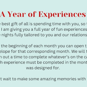 Año de Experiencias: Edición Pareja, Plantilla Año de Experiencias Totalmente Personalizable, Canva, Cada mes de ideas, idea de Navidad, ideas de regalos
