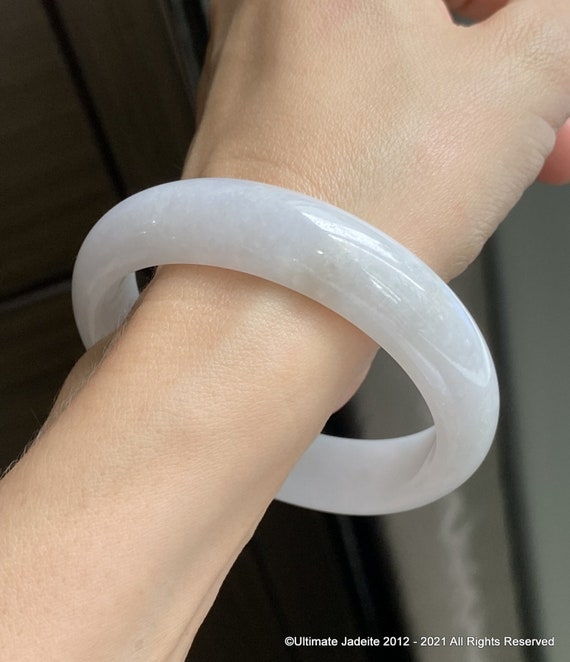 White jade bangle bracelet clearance