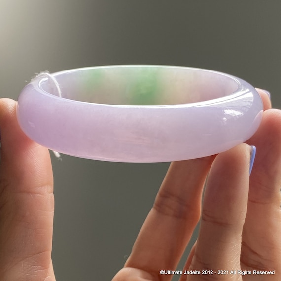 翡翠　ジェイド　バングル　ラベンダー　内径約58.5 翡翠 ジェイド バングル ラベンダー 内径約58.5 Amazon