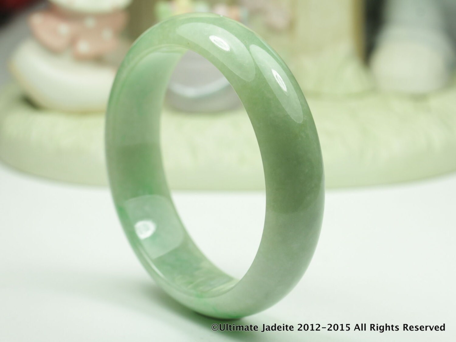 グレードA 翡翠バングルブレスレット - 黄緑、57.5 mm - Etsy 日本