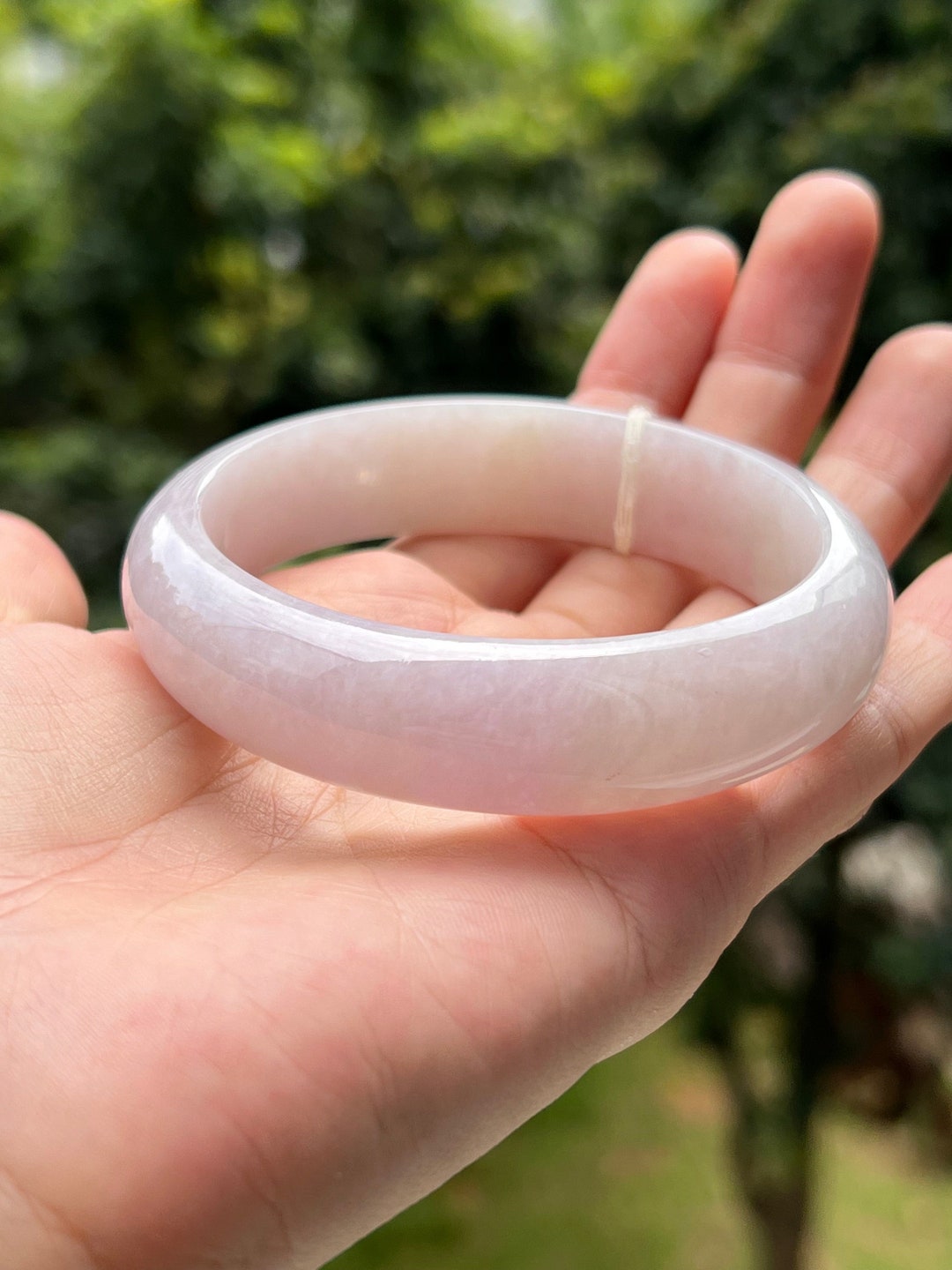 翡翠バングル 57.7mm【TRANSPARENT