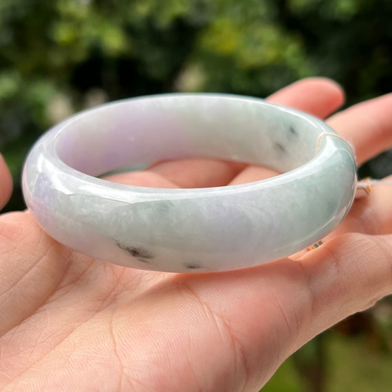 Lavender jade bangle grade a deals