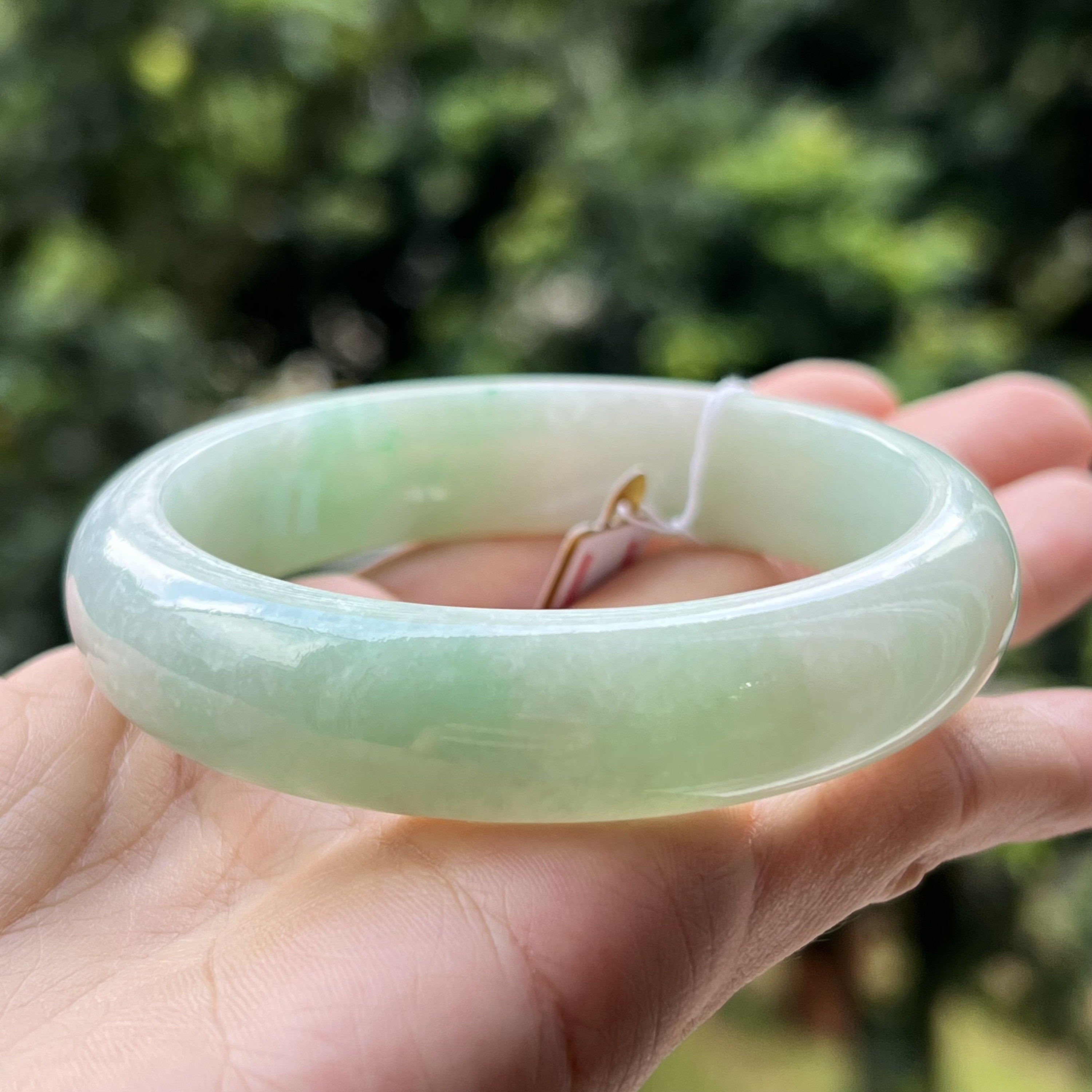 専用ページ❣️淡いラベンダー翡翠　バングル Amazon | ラベンダー翡翠バングルブレスレット、女性用、天然