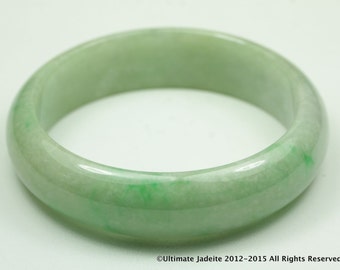 グレードA 翡翠バングルブレスレット - 黄緑、57.5 mm - Etsy 日本