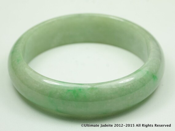 グレードA 翡翠バングルブレスレット - 黄緑、57.5 mm - Etsy 日本