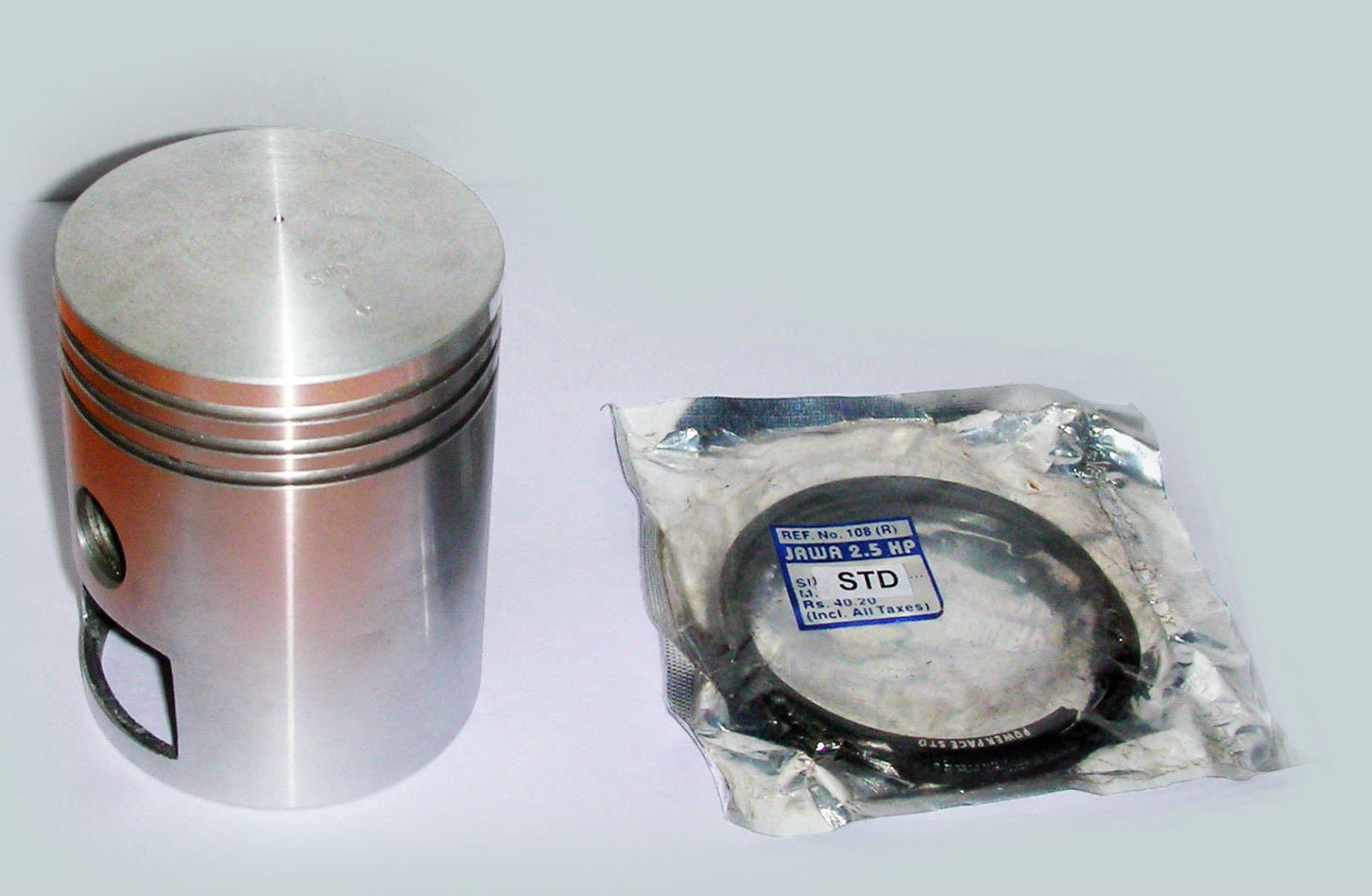 Vintage Piston Assy With Rings Gudgeon Pin & Circlip STD Etsy