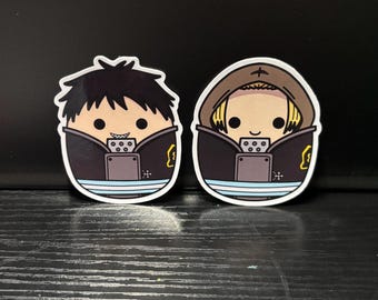 Pegatinas de anime de bomberos