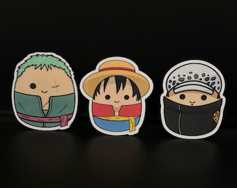 Pegatina de anime pirata