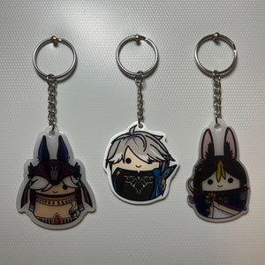 Genshin Squish Keychains