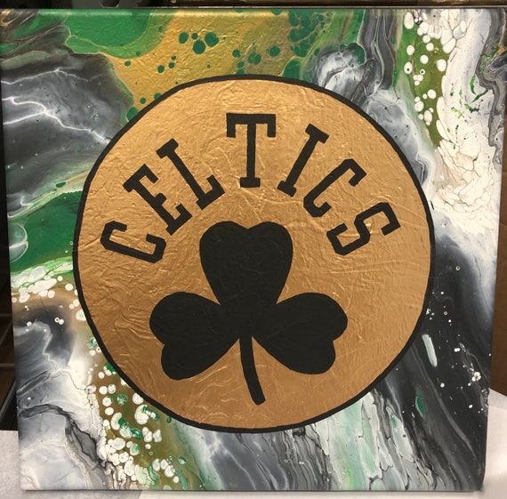 Mlb Nfl Nhl Nba And College Football Logo Marble Paintings