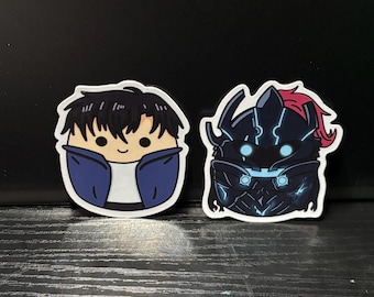 Leveling Anime Stickers