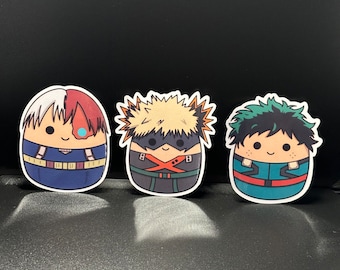 Pegatinas de anime de la escuela de héroes