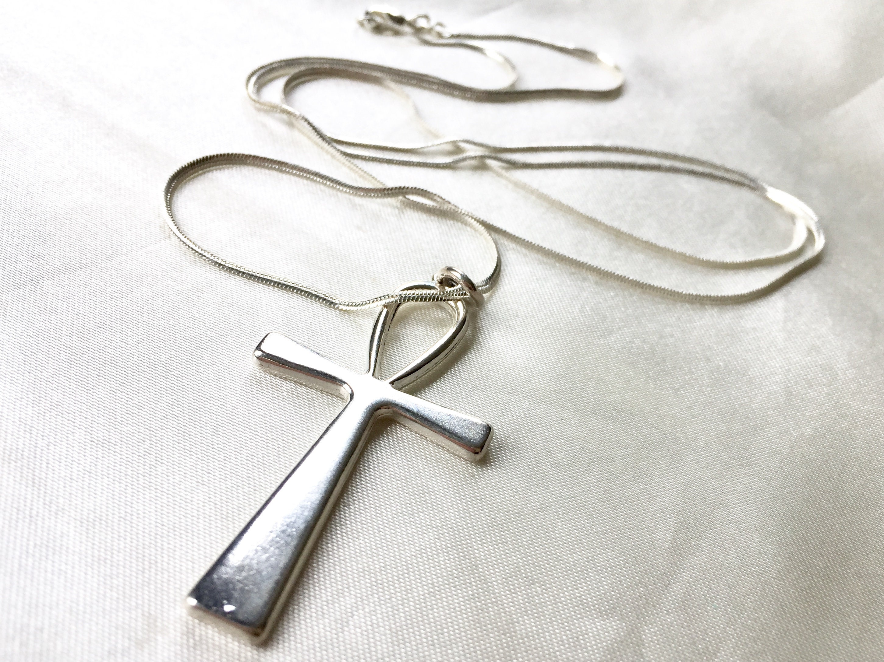 Extra large cheap ankh necklace