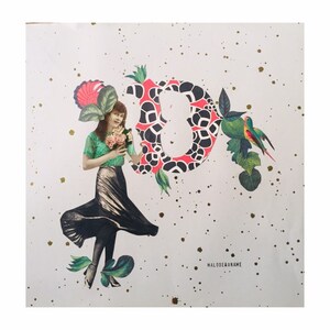 Dibujar la letra "D" creación de collage