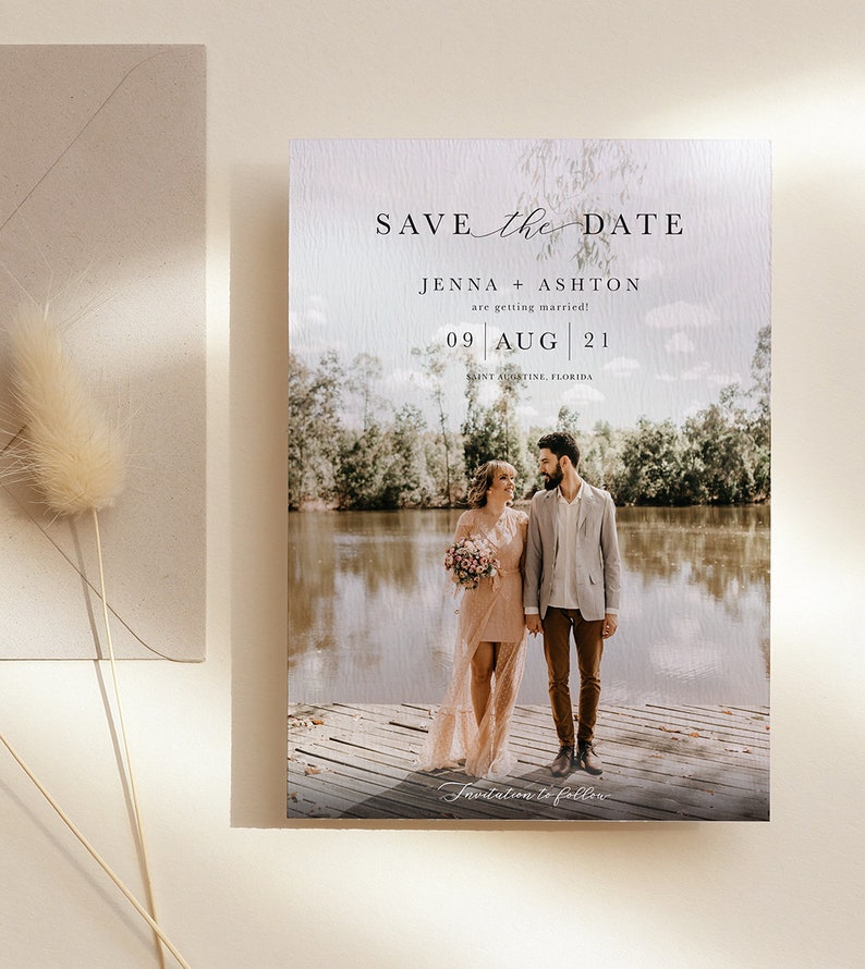 Save the Date. Personalised Photo Save the Date. Personalized image 1