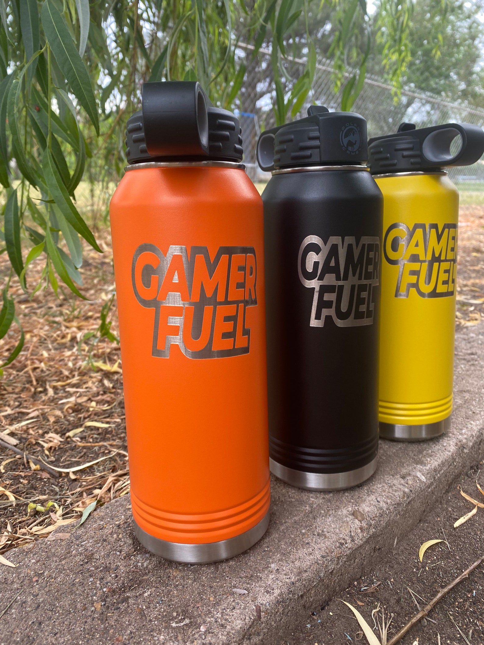 Gamer fuel playstation xbox water bottle stainless steel Etsy